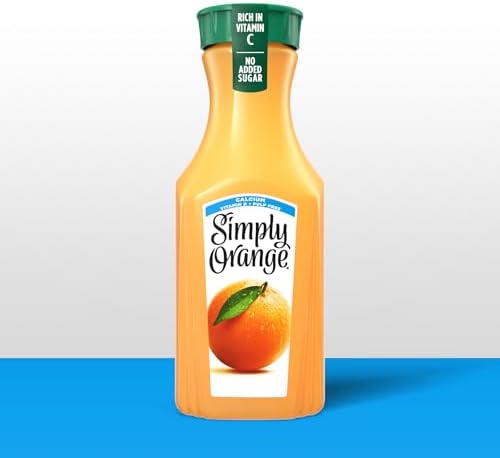 Simply Orange Juice with Calcium Bottle, 46 fl oz
