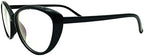 Photochromic Gray Womens Ladies Girls Reading Glasses +0.50 Black Cateye Style Readers