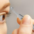 NOLITOY Meibomian Gland Expressor Eyelid Massage Tweezers: Stainless Steel Eyelid Forceps for Eye Care & Dry Eye Treatment – Facial Massage Tool for Women 4.13 Inches