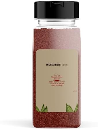 Unpretentious Ground Sumac, 2 Cups, Tangy Flavor, Middle Eastern & Arab Cuisine