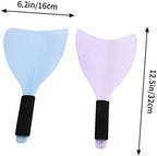 2pcs Professional Hairdressing for Cutting Prevent Hair Stuck on Face for Salon and Home Use Random