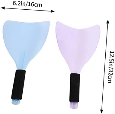 2pcs Professional Hairdressing for Cutting Prevent Hair Stuck on Face for Salon and Home Use Random