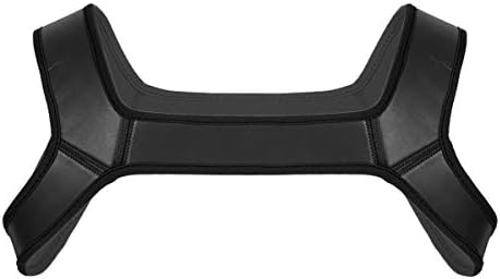 Freebily Men's Neoprene Harness Belt Shoulder Strap Muscles Protector Body Restrain Chest Costume