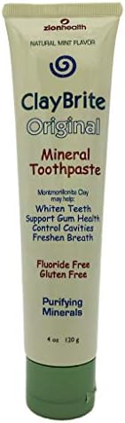 Claybrite Original Toothpaste Zion Health 3.2 oz Paste
