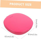 2pcs Silicone Storage Box for Moon Period Portable Carrying Case Holder