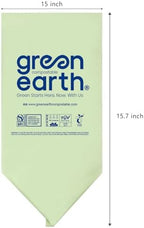Green Earth Compostable Bags for Countertop Compost Bins, 1.2 Gallon (4.5L), Extra Thick 0.68 Mil, Leak-Proof & Odor Control, 125-Count, ASTM D6400, BPI (US) & OK Compost Home (EU) Certified