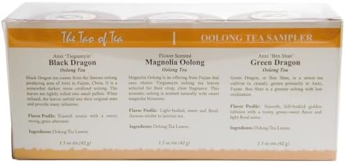 The Tao of Tea Oolong Tea Sampler, 3-Count Box