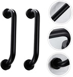 2pcs Bathroom Grab Bars Aluminum Handrails Wall-Mounted Safety Handles for Bathtubs Toilets Stairs Non-Slip Support for Elderly and Seniors