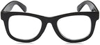 Betsey Johnson womens Thea Blue Light Glasses Reading Glasses, Shiny Black, 142mm
