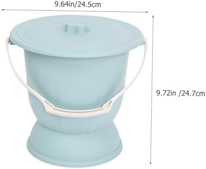 Chamber Pot Bedpan Urine Pots Potty Pee Bucket Urinal Bottle with Lid Portable Spittoon for Kids Adults Elder Home Camping Car Travel S