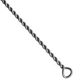 EISCO Curved, Flask Cleaning Brush, 15" - Twisted Stainless Steel Wire Handle - Ideal for Labware, Glassware, Beakers, Bottles, Jars, Cups, Vases up to 6.25" Diameter