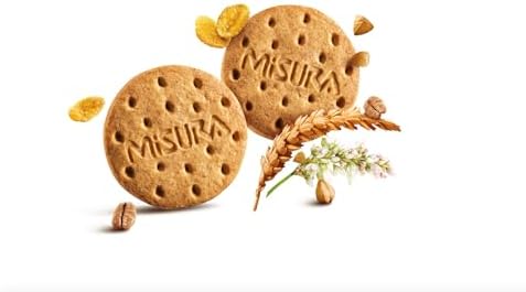 Misura Italian Multigrain Biscuits with 6 Cereals, 120G 12 Pcs