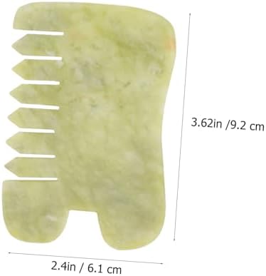 Beaupretty 1pc Nature Jade Scraping Board Face Tool for Enhanced Circulation Skincare Absorption Massaging Plate for Friends Family