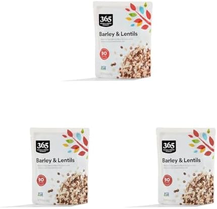 365 by Whole Foods Market, Barley & Green Lentils, 8.8 Ounce (Pack of 3)