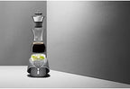 EVA SOLO | Fridge Carafe 34oz Woven | For Hot & Cold Drinks | Dishwasher-safe Borosilicate Glass | Stainless steel & Silicone Pouring Lip | Danish Design, Functionality & Quality | Black
