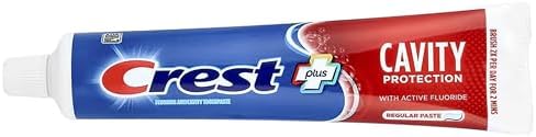 Crest Toothpaste 8.2 Ounce Cavity Protection Regular (Pack of 2)