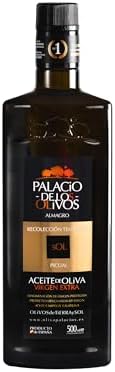 Palacio de los Olivos | Picual Gourmet Extra Virgin Olive Oil - Cold pressed oil, Early Harvest - 16.9 Fl Oz - 500ml