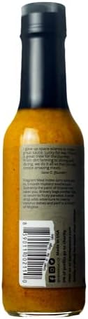 Ghost Island Hot Sauce | Extra Hot Pepper Sauce With A Tropical Caribbean Flavor | Habanero, Bhut Jolokia, Fattalli | No Preservatives, Extract Free | Made In Finger Lakes, USA | 5 fl. oz bottle