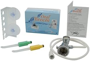 Oral Breeze QuickBreeze Oral Irrigator | Use 15 Seconds Daily for Dental Care on Teeth, Gums, Braces | May Naturally Prevent Gingivitis and Gum Disease for Kids and Adults | Easy Faucet Installation