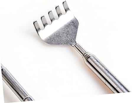 FOMIYES 2pcs Telescopic Stainless Scratcher Extendable and Portable for Relief for Use