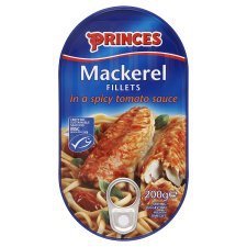 Princes Mackerel Fillets In A Spicy Tomato Sauce 190G