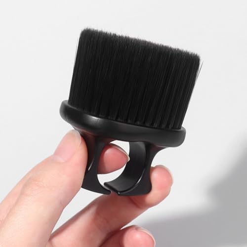 FOMIYES 3pcs Beard Brush for Men, Neck Face Duster Brush Mustache Grooming Tool for Men's Hairdressing Salon Home Barber Shop