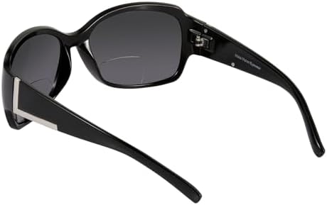 Mass Vision Bifocal Sunglasses 'The Fashionista' Women's Designer Outdoor Reading Glasses with UV400 Protection (2 Pack)