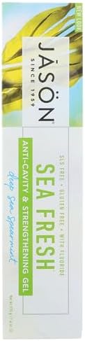 JASON Sea Fresh Anti-Cavity & Strengthening Gel, 6 Ounce Tube