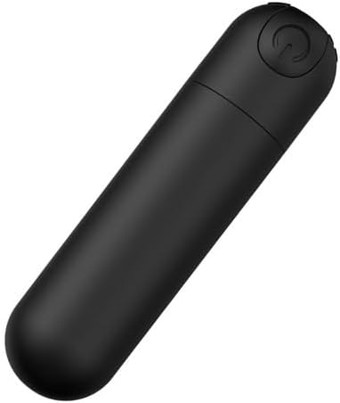Rechargeable 10 Modes Quiet Waterproof Tool Powerful Mini Stick for Women Pleasure, Handheld Travel Pocket Portable Soft Toys Massage Ball for Body Relax（Light Black）