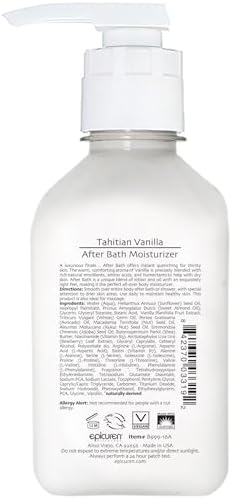Epicuren Discovery Tahitian Vanilla After Bath Body Moisturizer
