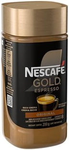 NESCAFE Gold Espresso Instant Coffee, 200g/7.1 oz., {Imported from Canada}