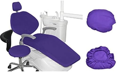 EUSONYSU Protective Full Dental Chair Cover-4Pcs/Set Dental Chair Cover Sleeve Protector Waterproof Cloth Headrest Backrest Cushion Protective Case