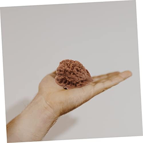Beavorty 2pcs Walnut Hand Training Balls for Massage and Stress Relief Compact Fitness Therapy Balls for Muscle Tension and Hand Exercise Portable