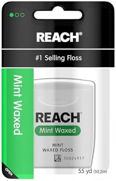 Reach Mint Waxed Dental Floss 50m (Pack of 2)
