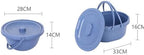 Portable Toilet Urinal Pot Spittoon Bedside Commode Bucket Pee Holder for Bedroom