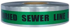 ACE Supply Detectable Underground Sewer Line Tape - Detectable Underground Tape - 2 Inch x 1000 Ft Length, 5 Mil - Buried Sewer Line Locator & Utility Marker