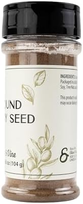 Olive & Vine Ground Celery Seed, Earthy Flavor, For Dressings & Marinades, Rich Tradition, Authentic Taste, For Global Recipes (3.68 Ounce)
