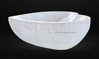 Amazing Gemstone Heart Selenite Bowl - 4" Charging Plate for Crystals & Gemstones