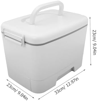 Cabilock Medical Supply Storage Bin Kit Box Portable Medicine Organizer Emergency Kit for Home Office School