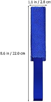 Lurrose 4 Pack Blinds Duster, Window Blind Cleaner Duster Brush with Microfiber Sleeves Blinds Cleaning Tools for Window Fans