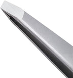 Tweezers for Women Facial Hair, Slanted Eyebrow Tweezers for Plucking Ingrown Hair, Precision Tip Stainless Steel Hair Removal Tool, Includes Travel Case