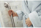 Moen LR8716D3GCH Bathroom Safety 16-Inch Designer Bathroom Grab Bar with Curled Grip, Chrome