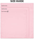 Utopia Home [24 Pack, Pink] Cloth Napkins 17x17 Inches, 100% Polyester Hemmed Edges, Washable and Reusable Ideal for Parties, Weddings and Dinners