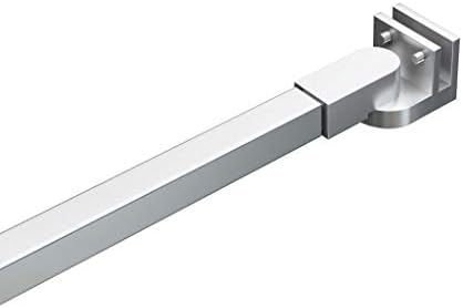 vidaXL Support Arm for Bath Enclosure, Shower Screen Support Bar, Support Arm for Bath Panels, Shower Glass Bracket for Bathroom, Stainless Steel