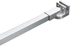 vidaXL Support Arm for Bath Enclosure, Shower Screen Support Bar, Support Arm for Bath Panels, Shower Glass Bracket for Bathroom, Stainless Steel
