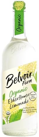 Belvoir Organic Elderflower Lemonade, 25.4 Fl Oz | Organic and Refreshing Elderflower Lemonade | Made with Natural Ingredients | Perfect for Summer | No Artificial Sweeteners