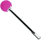 Rehabilitation Advantage Wheelchair Ball Grip Brake Handle Extensions, Pair - Pink, 10 Inch (Pack of 2)