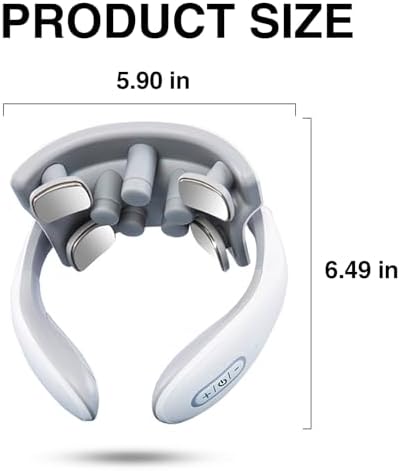 Intelligent Electric Neck Massager With Heat for Pain Relief - Multiple Mode Massager for Neck and Shoulder
