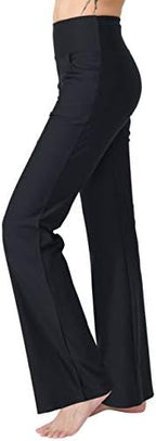 Women's Bootcut Yoga Pants with Pockets High Waist Bootleg Yoga Workout Pants for Women