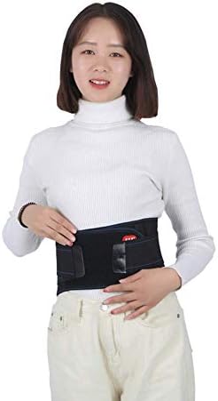 Breathable Lumbar Brace,Far Infrared Lumbar Belt for Men Women Back Support Belt 24 Magnets Fever (Size : M)
